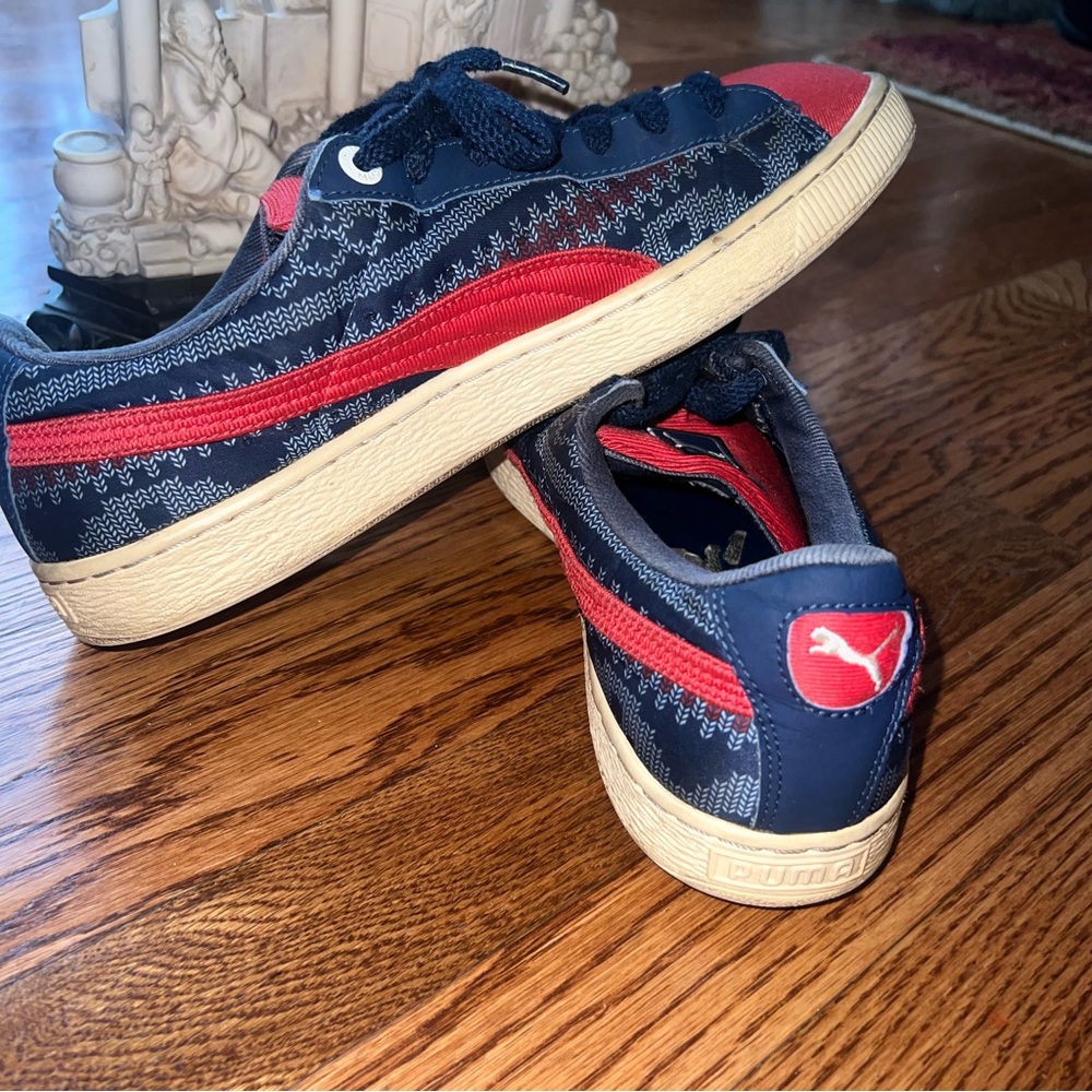 Puma Basket Sneakers Mach’s MIT Qualität Size 11.5 - EUC - Red & Blue